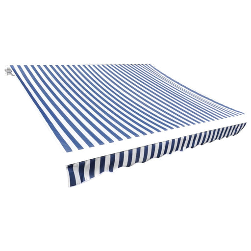 Pânză de rezervă copertină, albastru și alb, 3,5x2,5 m, poliester - WALTI WALTI