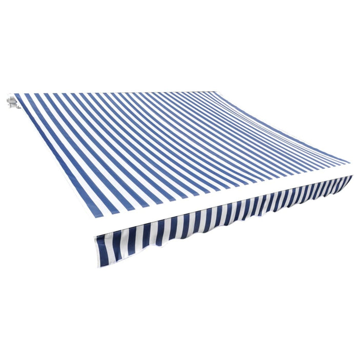 Pânză de copertină, albastru și alb, 3,5 x 2,5 m - WALTI WALTI