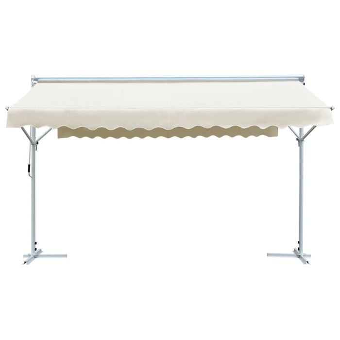 Copertină cu structură independentă, crem, 4 x 3 m - WALTI WALTI