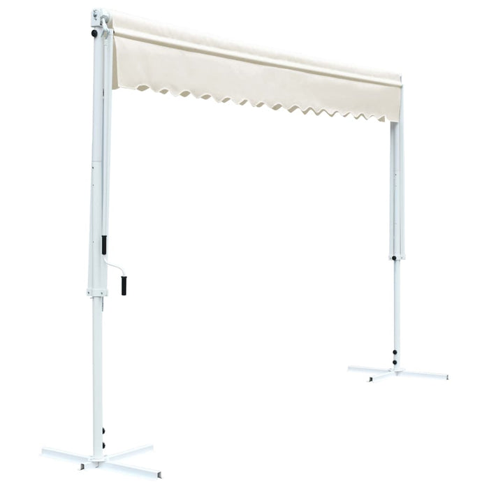 Copertină cu structură independentă, crem, 4 x 3 m - WALTI WALTI