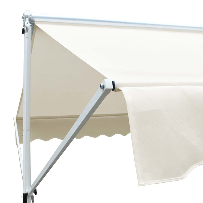 Copertină cu structură independentă, crem, 4 x 3 m - WALTI WALTI