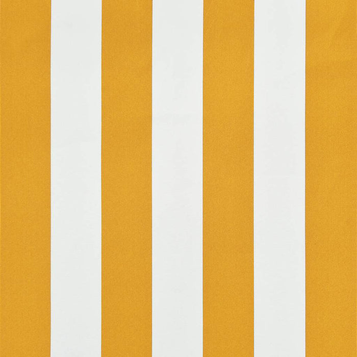 Copertină retractabilă, galben și alb, 150 x 150 cm - WALTI WALTI
