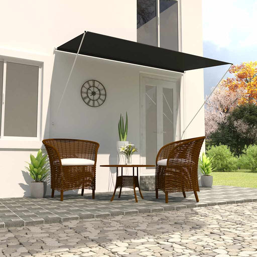 Copertină retractabilă, antracit, 350 x 150 cm - WALTI WALTI