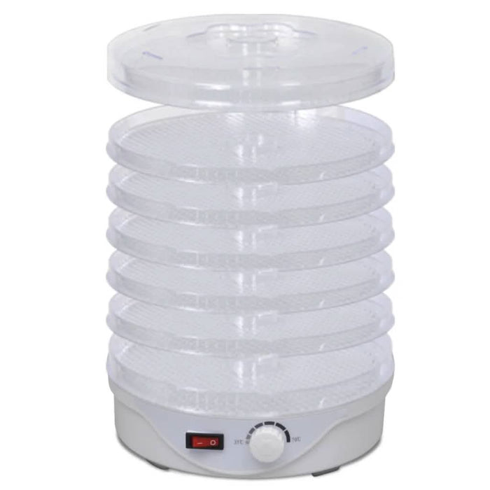 Deshidrator de alimente, rotund, 250 W, 6 tăvi - WALTI WALTI