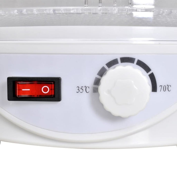 Deshidrator de alimente, rotund, 250 W, 6 tăvi - WALTI WALTI