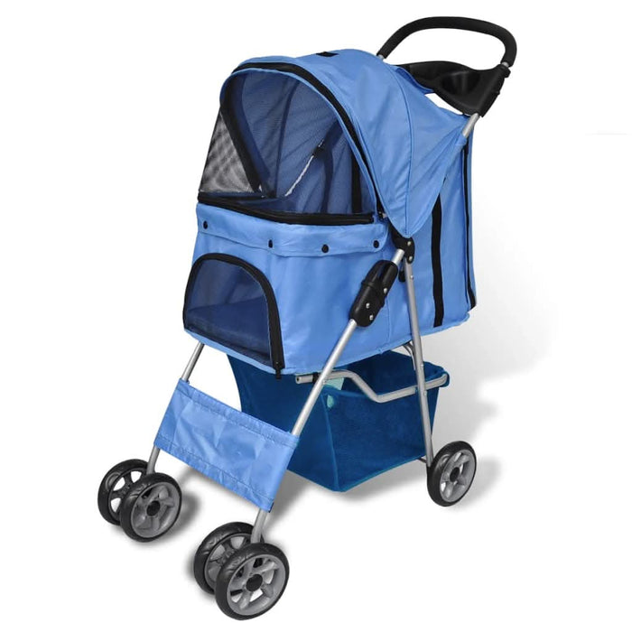 Cărucior pentru câini, 15 kg, albastru - WALTI WALTI