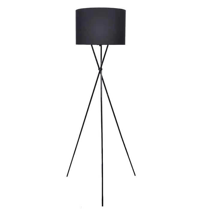 Lampă de podea cu suport, negru, 139 cm WALTI