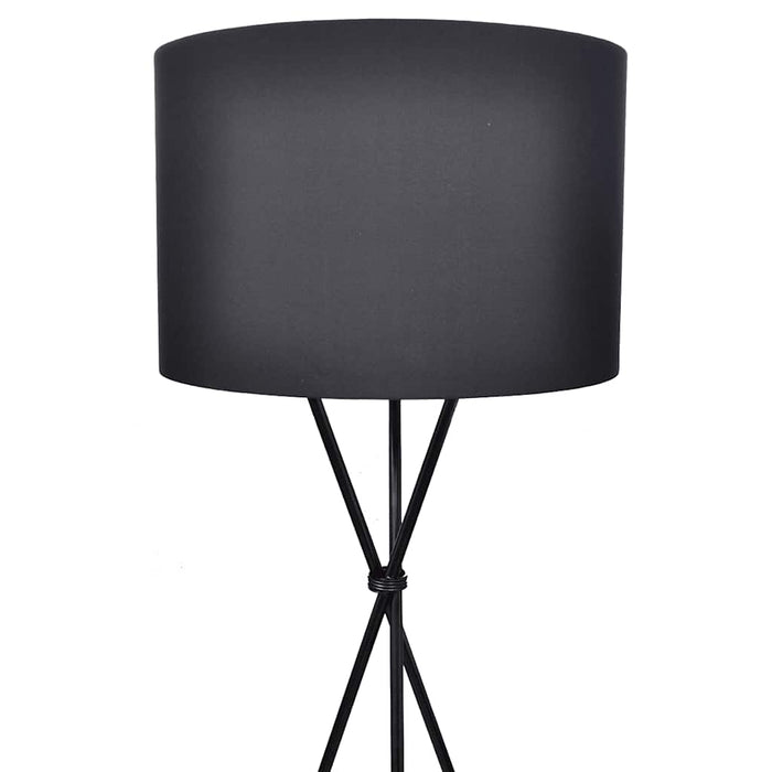 Lampă de podea cu suport, negru, 139 cm WALTI