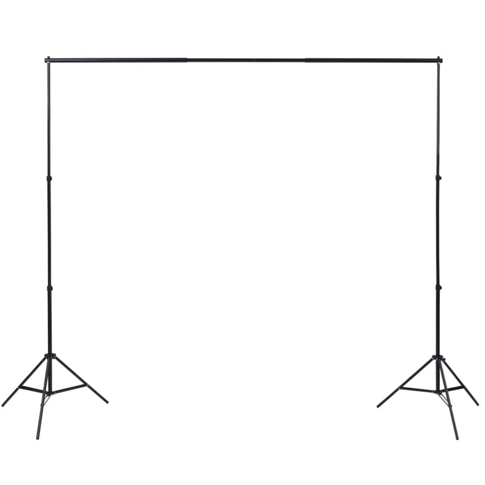 Set studio foto cu 3 fundaluri de bumbac, cadru reglabil, 3x3 m WALTI