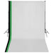 Set studio foto cu 3 fundaluri de bumbac, cadru reglabil, 3x5 m - WALTI WALTI