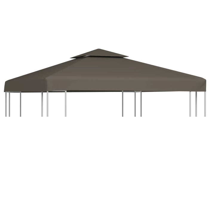 Acoperiș de pavilion, 2 niveluri, gri taupe, 3x3 m, 310 g/m² - WALTI WALTI