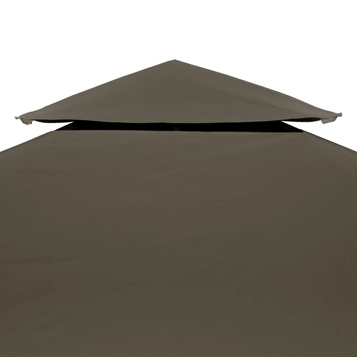 Acoperiș de pavilion, 2 niveluri, gri taupe, 3x3 m, 310 g/m² - WALTI WALTI