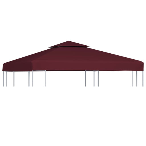 Acoperiș de pavilion, 2 niveluri, roșu bordo, 3x3 m, 310 g/m² - WALTI WALTI