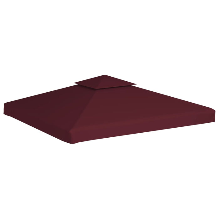 Acoperiș de pavilion, 2 niveluri, roșu bordo, 3x3 m, 310 g/m² - WALTI WALTI