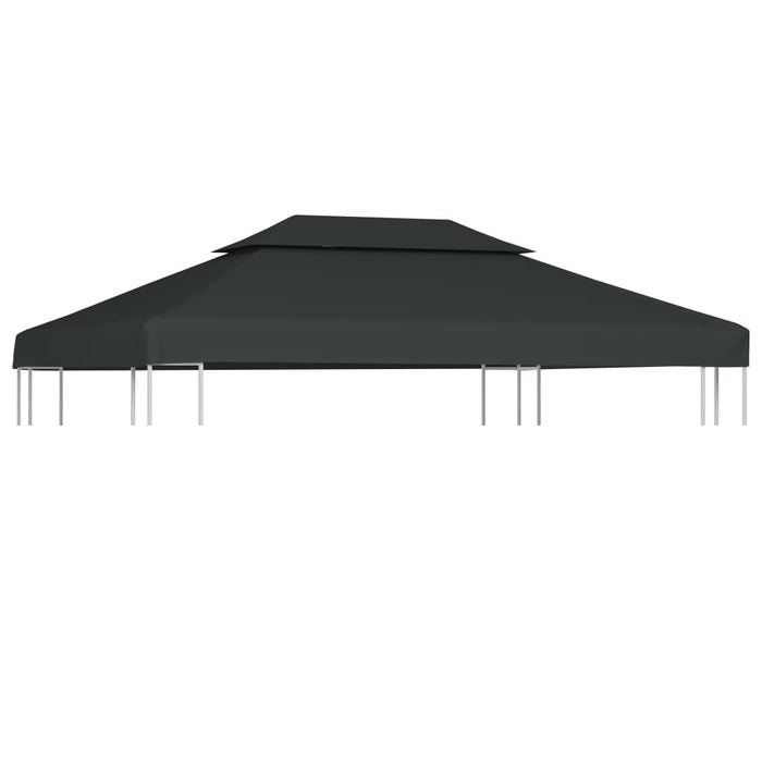Acoperiș de pavilion, 2 niveluri, antracit, 4x3 m, 310 g/m² - WALTI WALTI