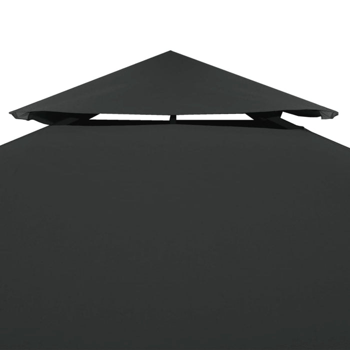Acoperiș de pavilion, 2 niveluri, antracit, 4x3 m, 310 g/m² - WALTI WALTI