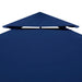 Acoperiș de pavilion, 2 niveluri, albastru, 4x3 m, 310 g/m² - WALTI WALTI