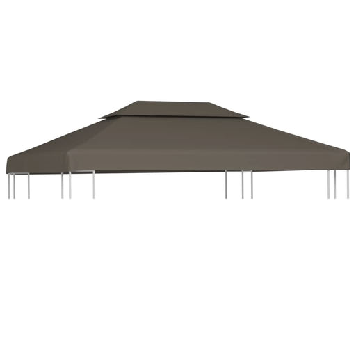 Acoperiș de pavilion, 2 niveluri, gri taupe, 4x3 m, 310 g/m² - WALTI WALTI
