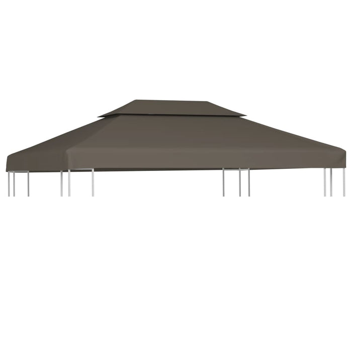 Acoperiș de pavilion, 2 niveluri, gri taupe, 4x3 m, 310 g/m² - WALTI WALTI