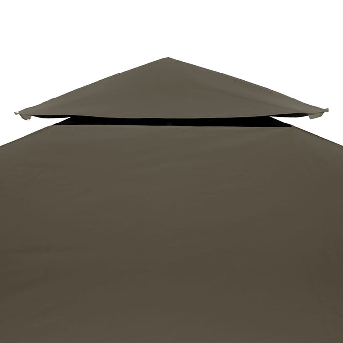 Acoperiș de pavilion, 2 niveluri, gri taupe, 4x3 m, 310 g/m² - WALTI WALTI