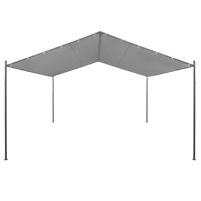 Pavilion de grădină, antracit, 400 x 400 x 260 cm, oțel WALTI