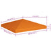 Acoperiș de pavilion, 310 g/m², portocaliu, 3 x 3 m - WALTI WALTI