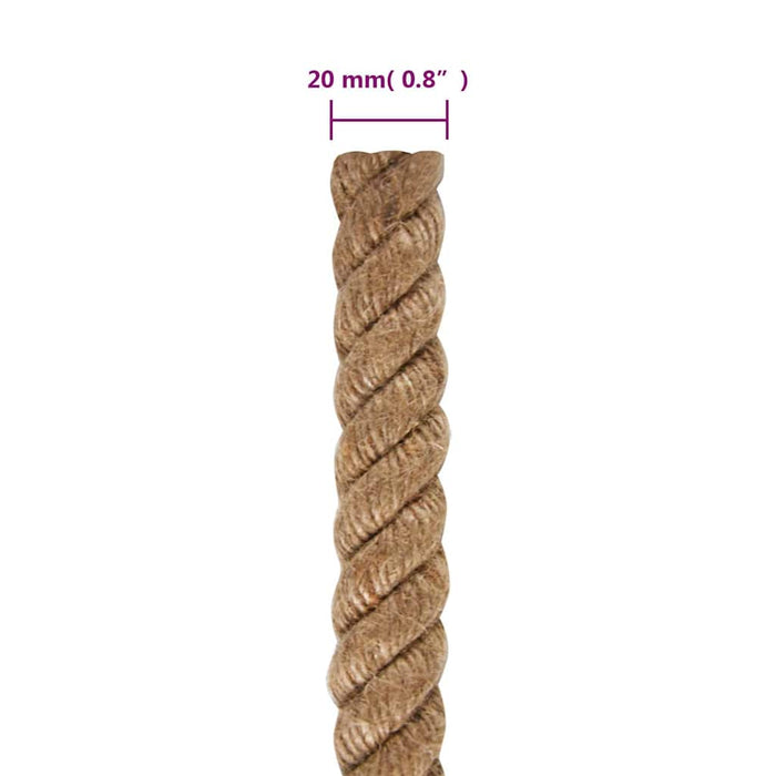 Frânghie 20 mm, 100 m, 100% iută - WALTI WALTI