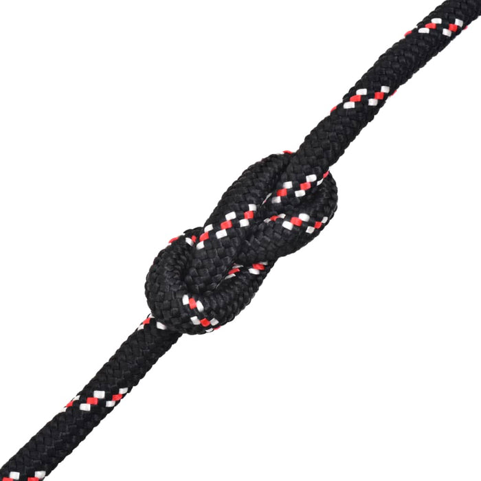 Frânghie marinărească din polipropilenă, negru, 250 m, 16 mm - WALTI WALTI