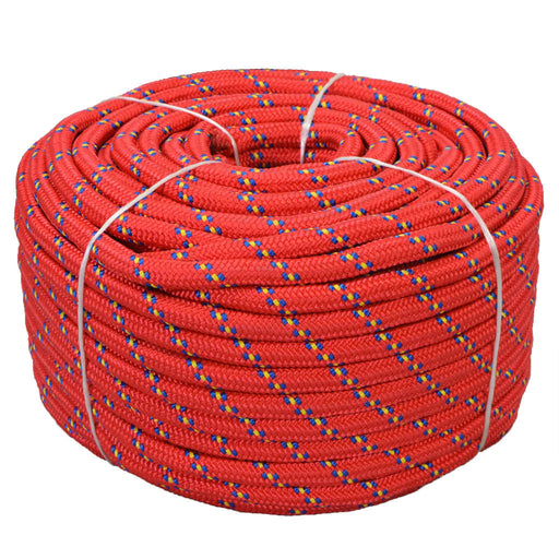 Frânghie marinărească din polipropilenă, roșu, 50 m, 18 mm - WALTI WALTI