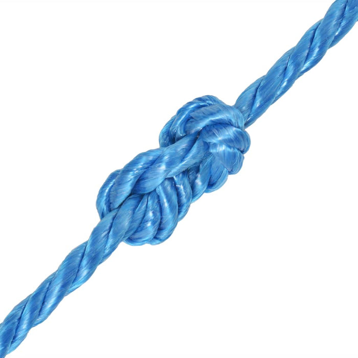 Frânghie împletită polipropilenă, albastru, 500 m, 6 mm - WALTI WALTI