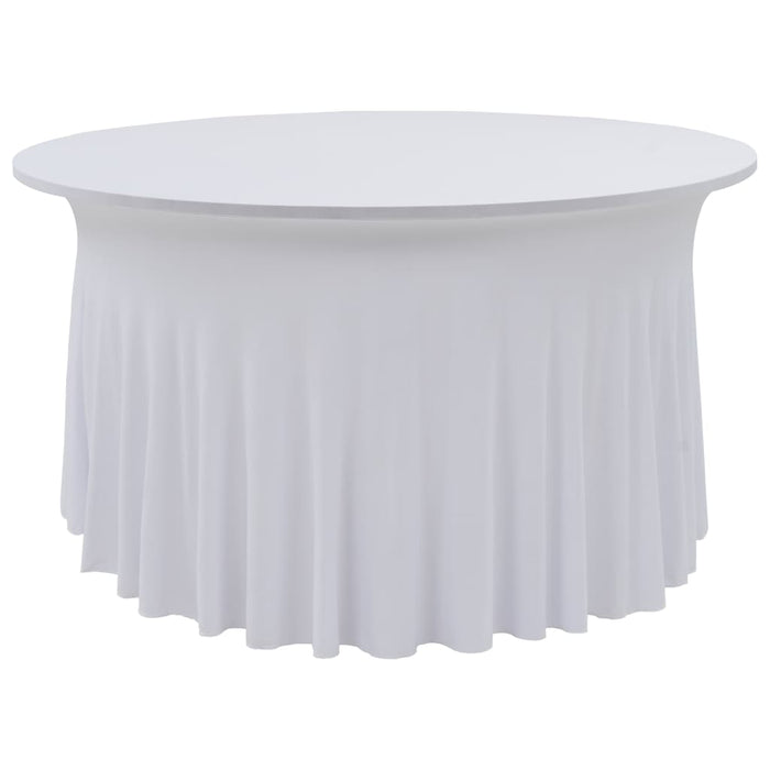 Huse elastice de masă lungi, 2 buc., alb, 120x74 cm - WALTI WALTI