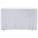 Huse elastice de masă lungi, 2 buc., alb, 120 x 60,5 x 74 cm - WALTI WALTI