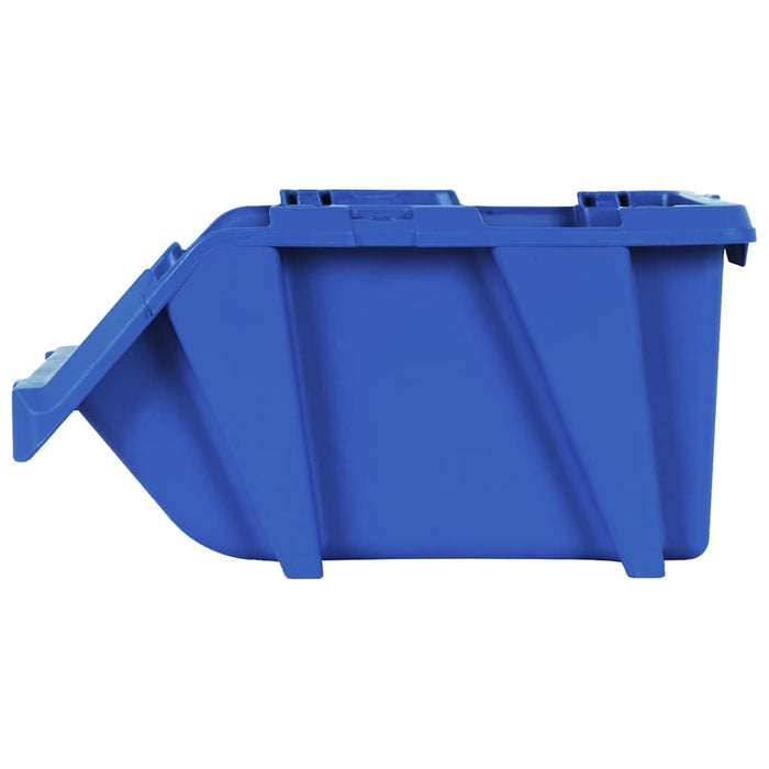 Cutii de depozitare, 50 buc, 200 x 300 x 130 mm, albastru WALTI