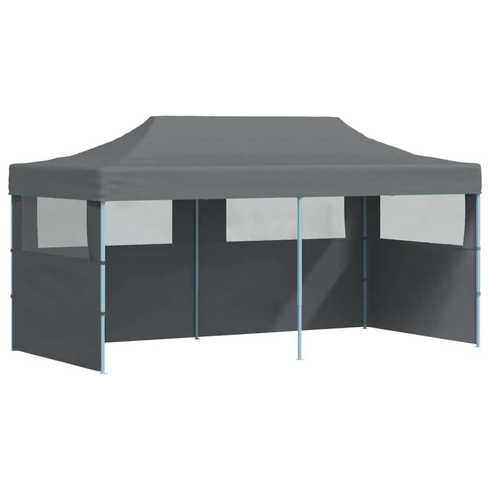 Cort petrecere pliabil cu pereți laterali, antracit, 3 x 6 m - WALTI WALTI