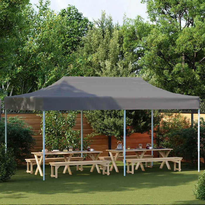 Cort de petrecere pliabil, antracit, 3 x 6 m - WALTI WALTI