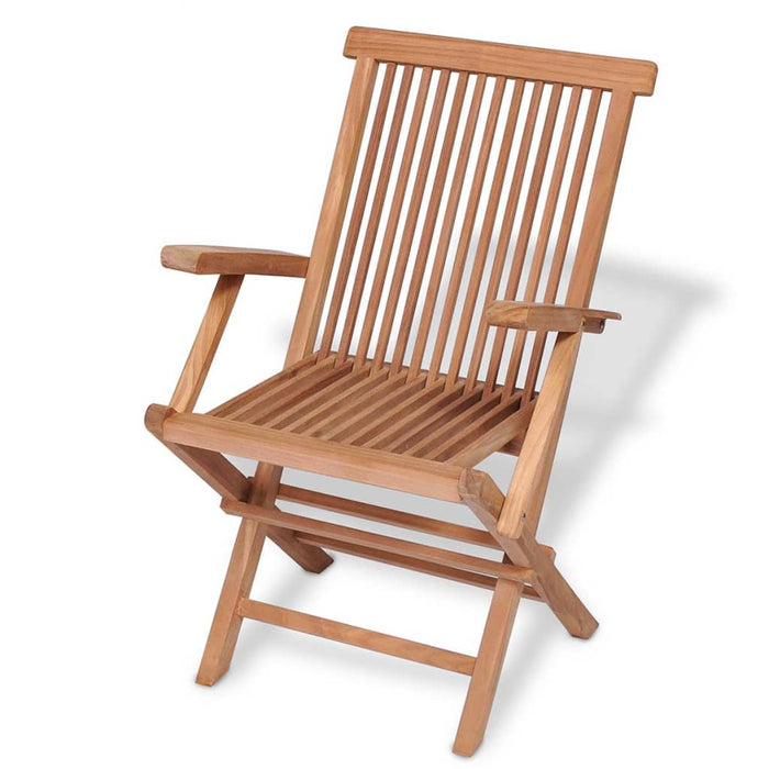 Set mobilier grădină, 5 piese, lemn masiv de tec WALTI