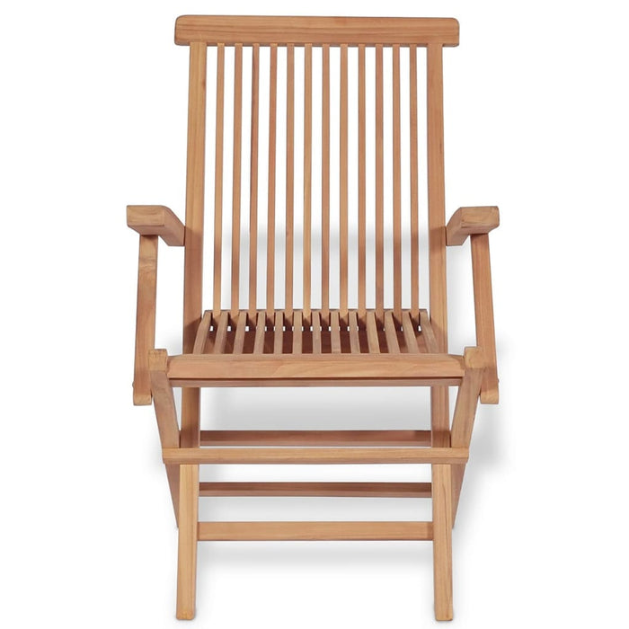 Set mobilier grădină, 5 piese, lemn masiv de tec WALTI