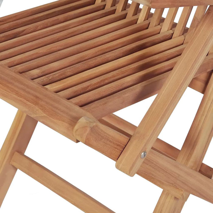 Set mobilier grădină, 5 piese, lemn masiv de tec WALTI