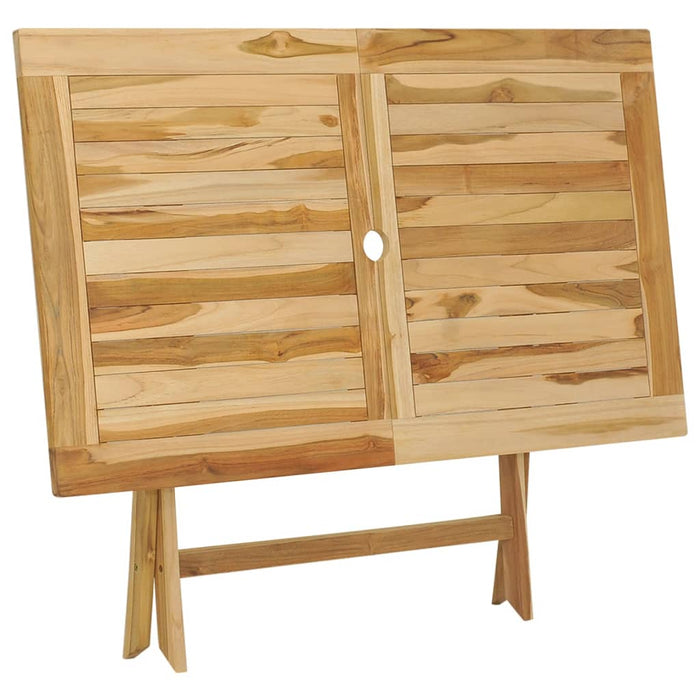Set mobilier de exterior, 5 piese, lemn masiv de tec WALTI