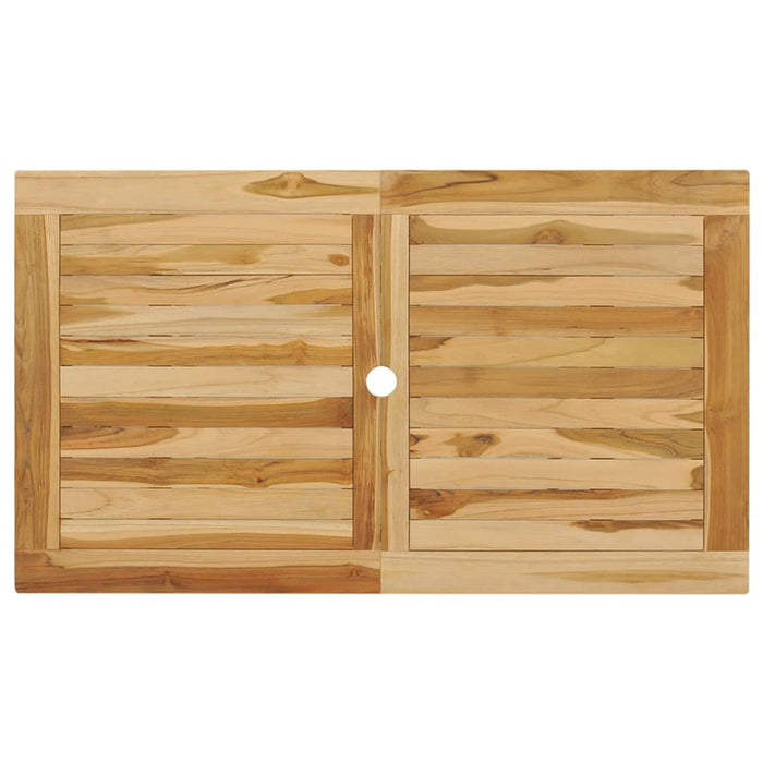 Set mobilier de exterior, 5 piese, lemn masiv de tec WALTI