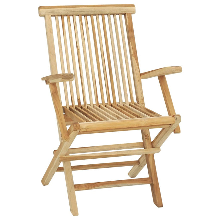 Set mobilier de exterior, 5 piese, lemn masiv de tec WALTI