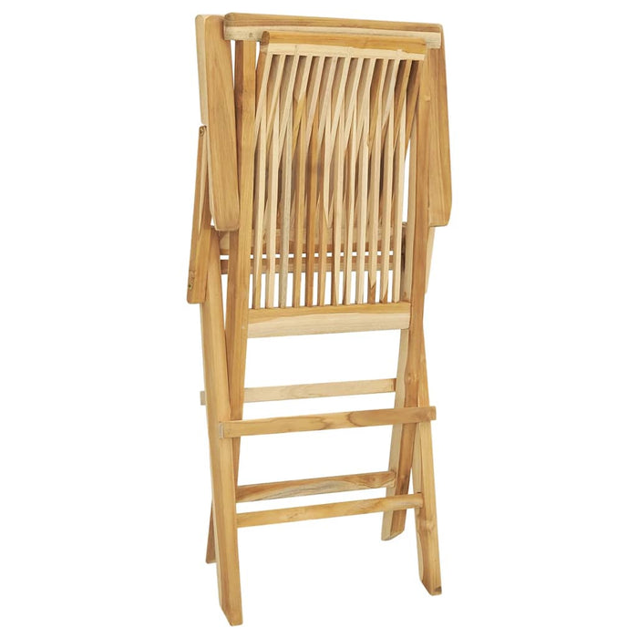 Set mobilier de exterior, 5 piese, lemn masiv de tec WALTI
