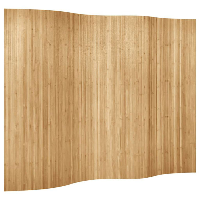 Paravan de cameră, natural, lățime 250 cm, înălțime 165 cm, bambus WALTI