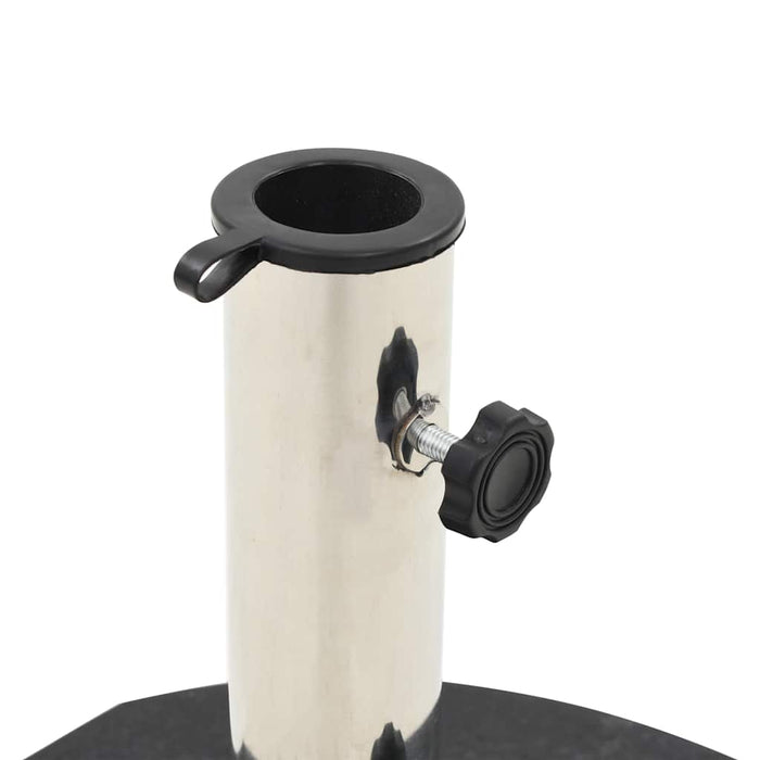 Suport umbrelă de soare, negru, 28,5 kg, granit, rotund - WALTI WALTI