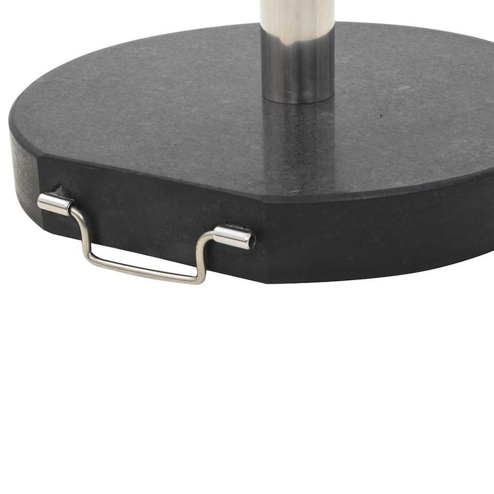 Suport umbrelă de soare, negru, 28,5 kg, granit, rotund - WALTI WALTI