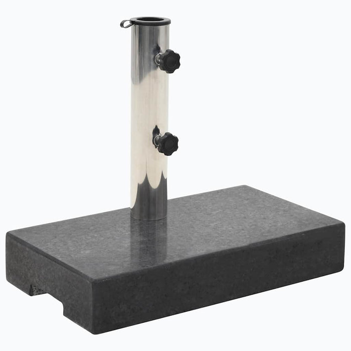 Suport umbrelă de soare, negru, granit, 25 kg, dreptunghiular - WALTI WALTI