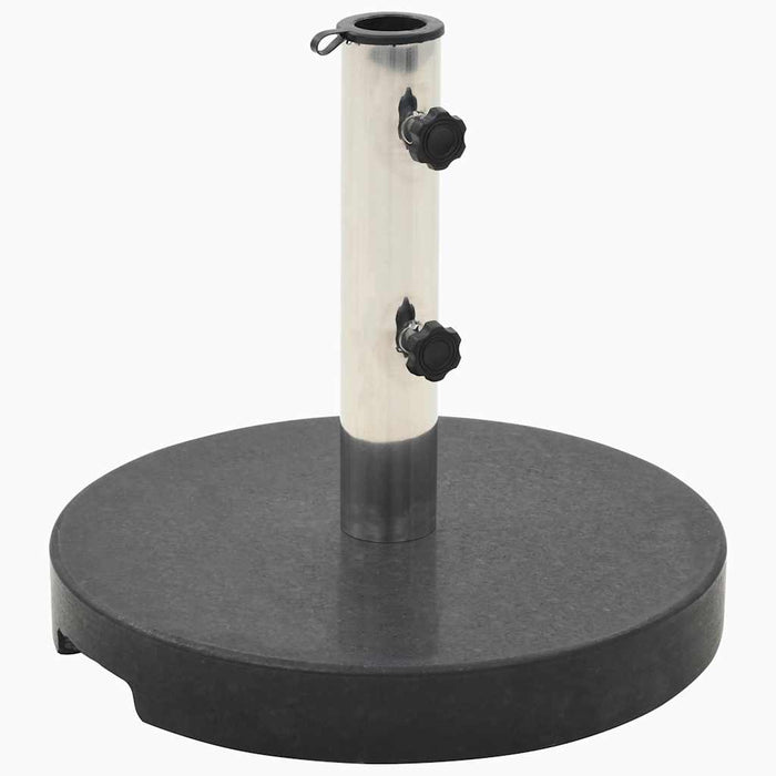 Suport umbrelă de soare, negru, granit, 20 kg, rotund - WALTI WALTI