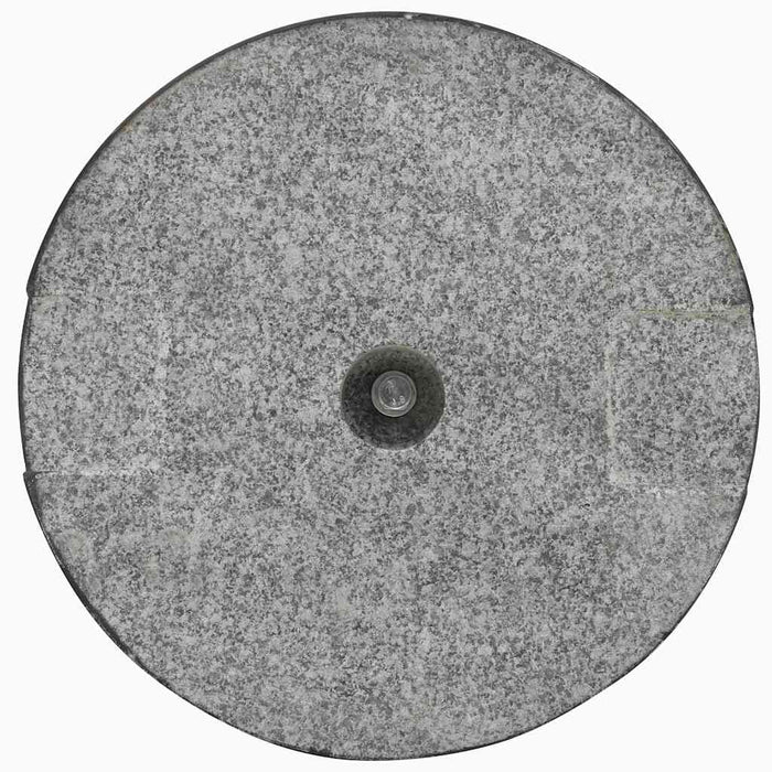 Suport umbrelă de soare, negru, granit, 20 kg, rotund - WALTI WALTI