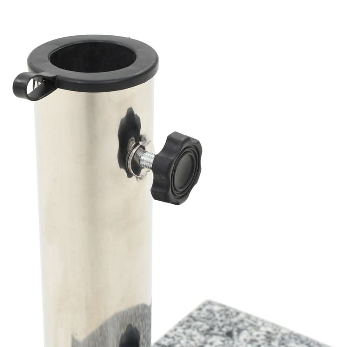 Suport umbrelă de soare, gri, granit, 10 kg, curbat - WALTI WALTI