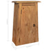 Set de baie, 5 piese, lemn masiv de pin - WALTI WALTI
